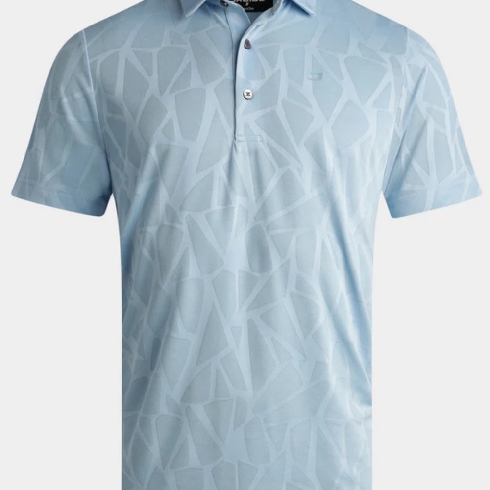 NWT DRUIDS Golf Trigger Polo Blue Shirt XL